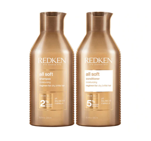 Redken All Soft Kit Shampoo & Conditioner pH Balanced Formula New York City Version