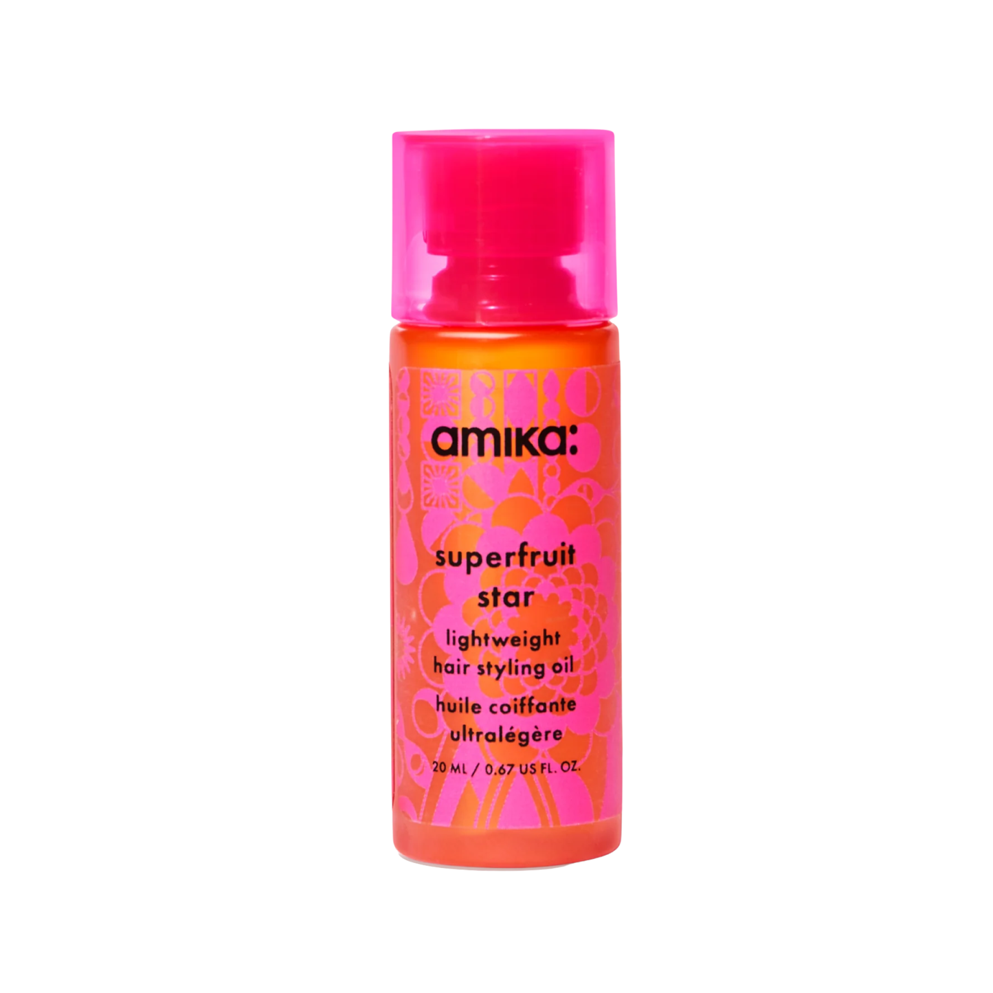 Amika Superfruit Star Lightweight Hair Styling + Heat Defense Oil