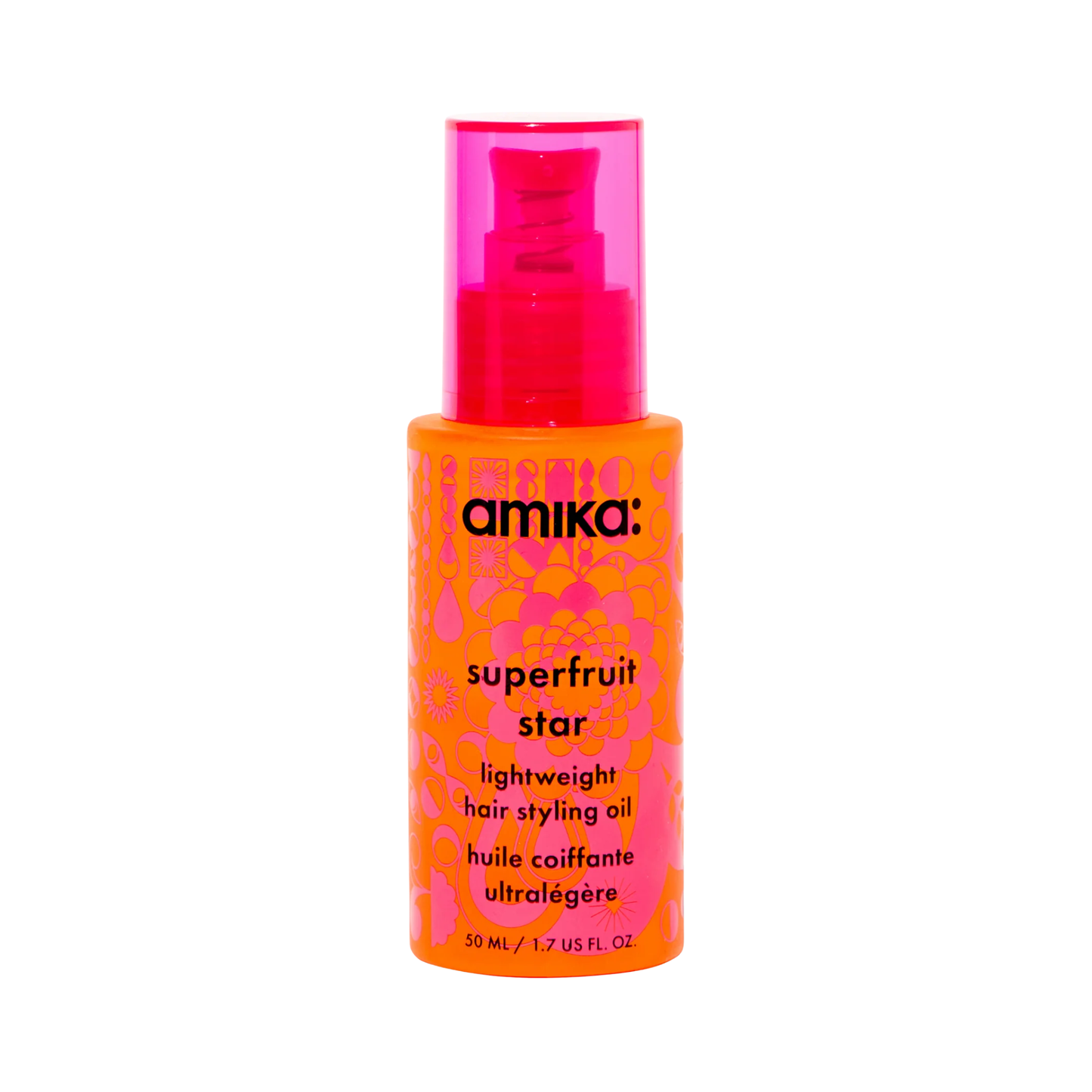 Amika Superfruit Star Lightweight Hair Styling + Heat Defense Oil
